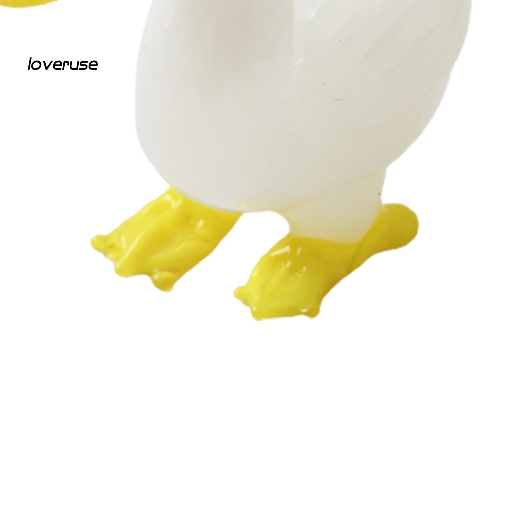 Mô Hình Ngỗng Bằng Kính Thủ Công Mini Sáng Tạo Trang Trí Nhà Cửa