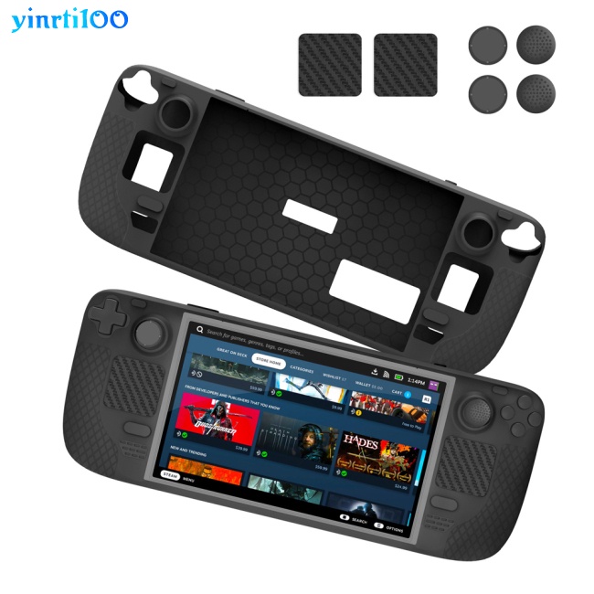 Bộ Ốp Bảo Vệ Bằng Silicon Chống Trượt Kèm Nắp Rocker Cho Máy Hấp Hơi Nước