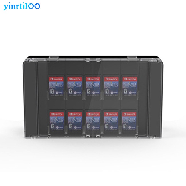 Hộp Đựng Thẻ Game Yinrti 10 Trong 1 10 Ngăn Tiện Dụng