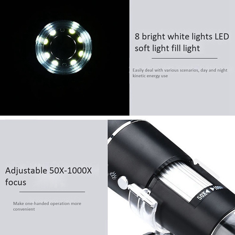 Kính Hiển Vi Kỹ Thuật Số USB 3 Trong 1 Độ Phóng Đại 1600X