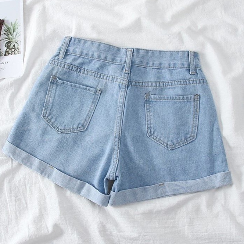 IELGY  Quần ngắn ống rộng Phong Cách Hàn Quốc Hợp Thời Trang Cho Nữ