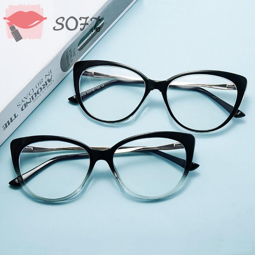 Kính SOFTNESS Gọng Siêu Nhẹ Không Ánh Sáng Xanh Thời Trang