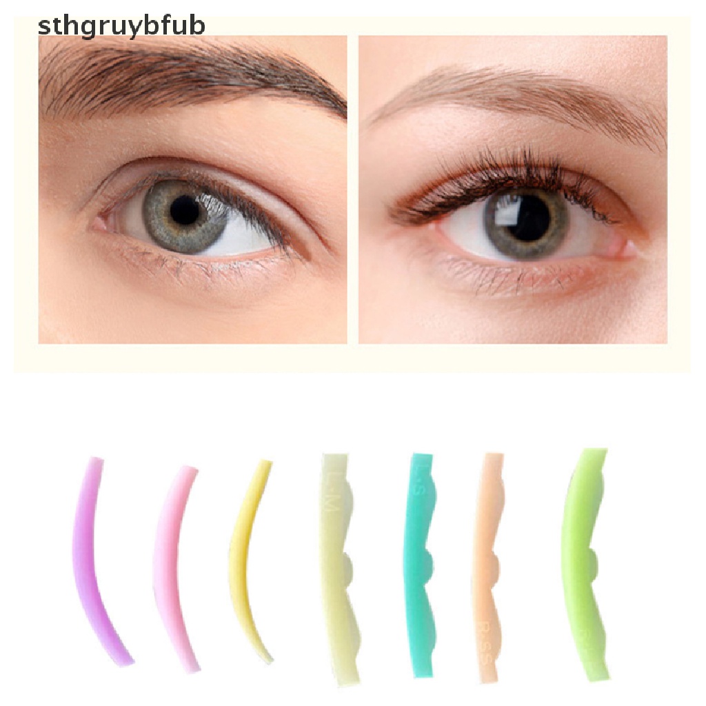 Set 8 Cặp Đệm Silicone Hỗ Trợ Uốn Cong Lông Mi Có Thể Tái Sử Dụng