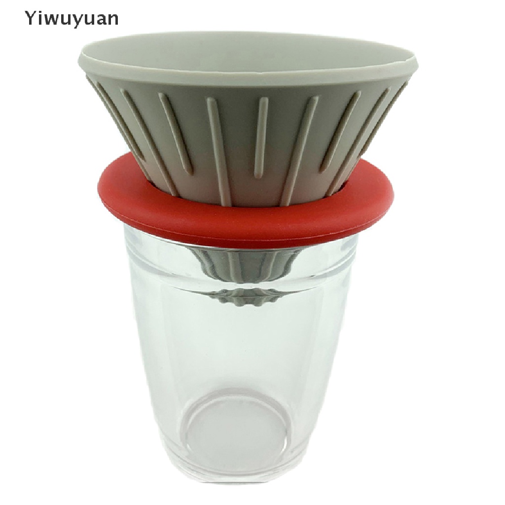 < Yiwuyuan > Cốc Lọc Nhỏ Giọt Bằng Silicone Tái Sử Dụng Được Hình Nón