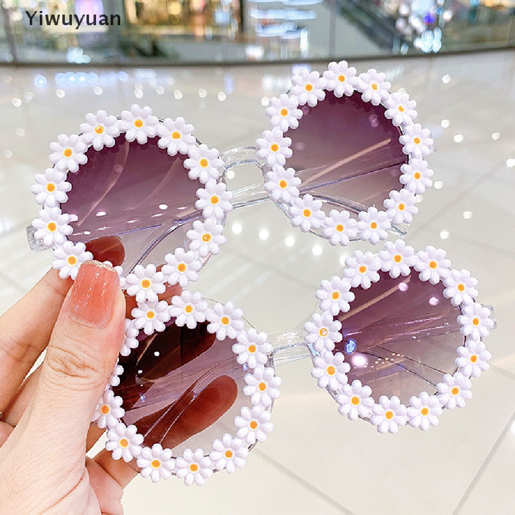 < Yiwuyuan > Kính Râm Thể Thao Hình Hoa Tròn Cho Bé Trai Bé Gái