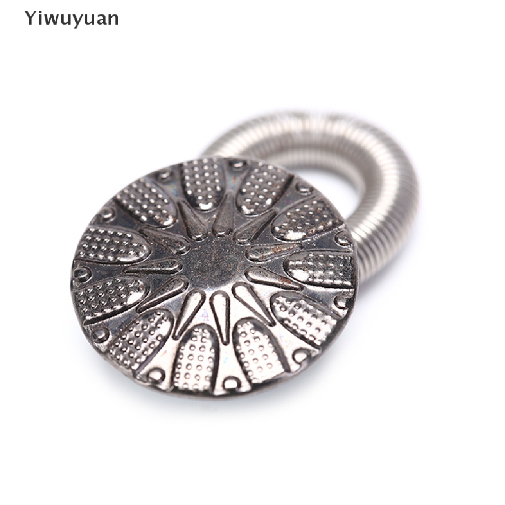 < Yiwuyuan > Set 6 Quần Jean Nới Rộng Lưng Co Giãn Cài Nút Kim Loại Sửa Chữa Tức Thì