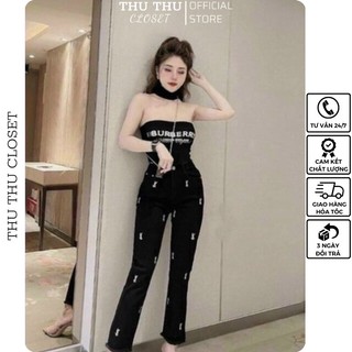 Áo quây chữ 2 màu trắng, đen siêu đẹp
