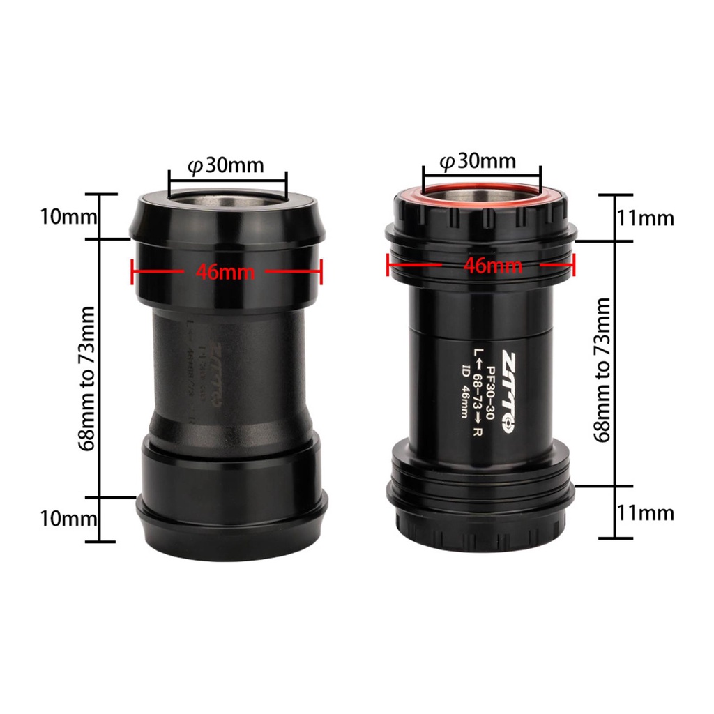 Trục Bằng Hợp Kim Nhôm Cho Xe Đạp PF30 68 / 73mm 46Mm