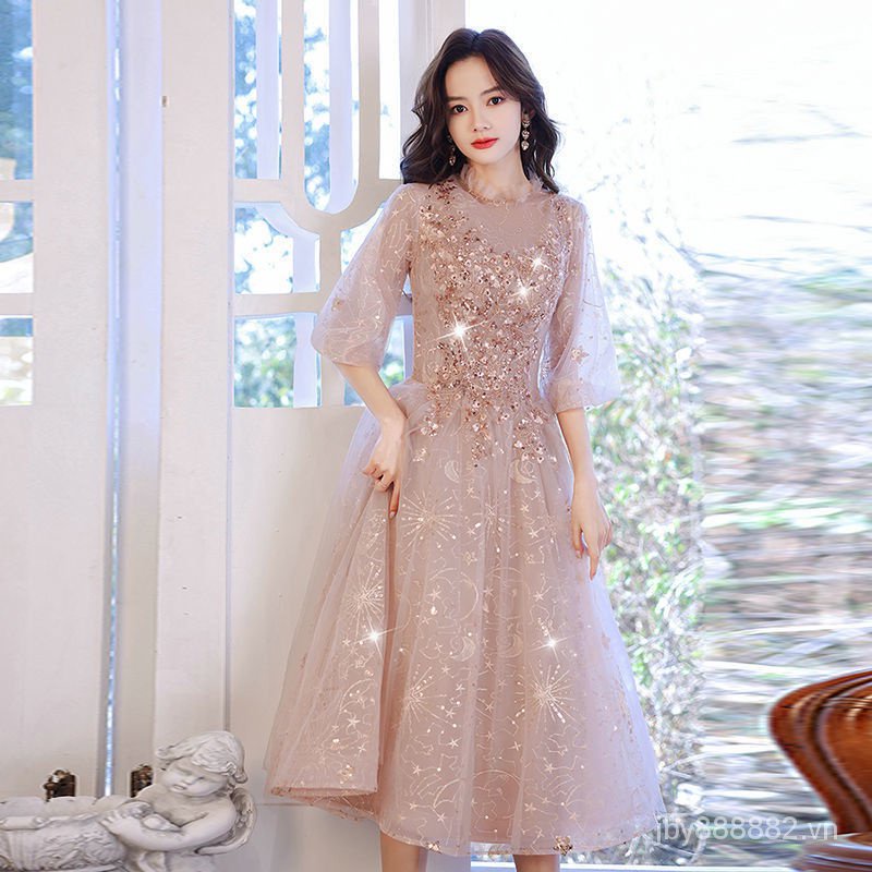Đầm Phù Dâu Thiết Kế Thanh Lịch Thời Trang Mới 2023