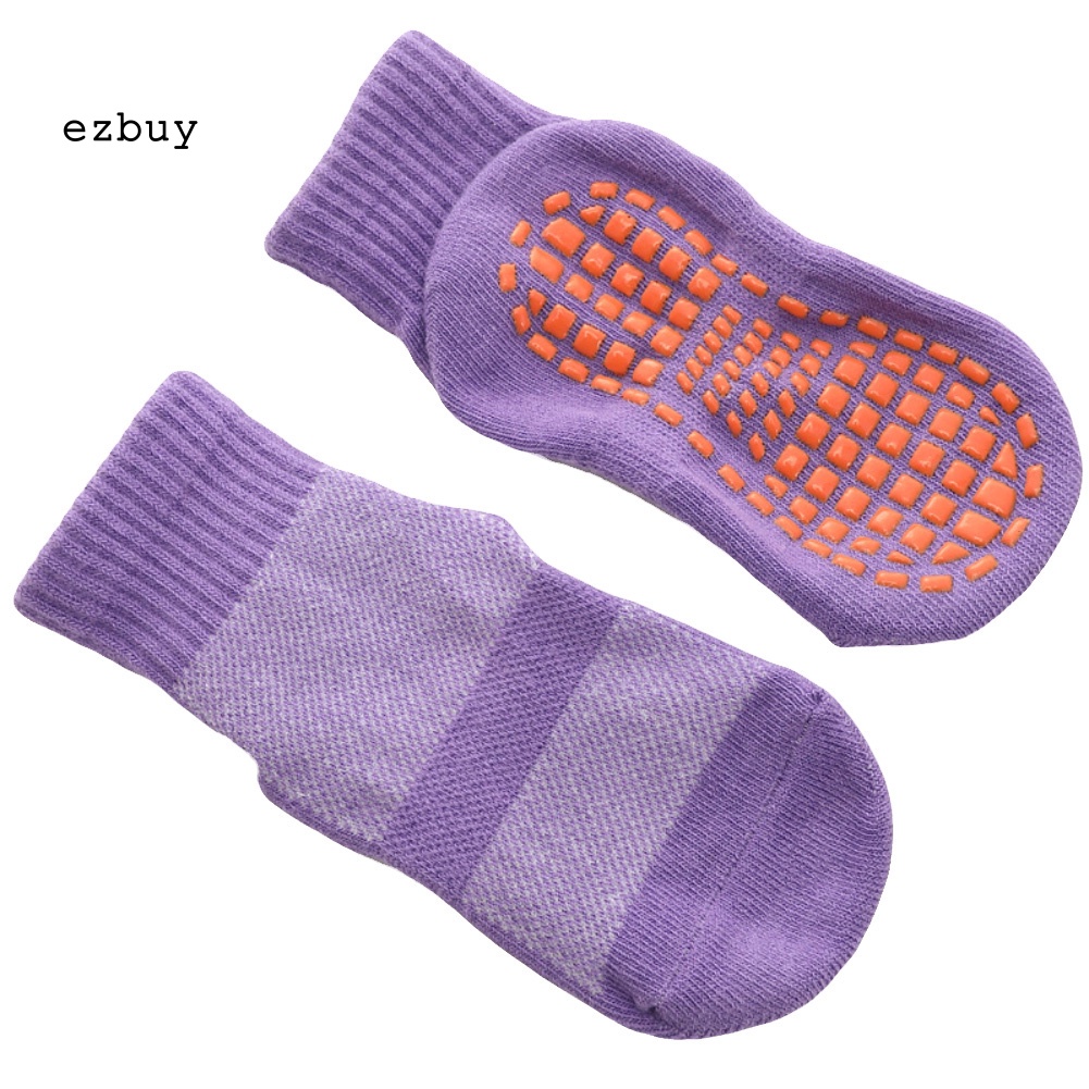 Set 10 Đôi Vớ Thể Thao Co Giãn Thoáng Khí Chống Trượt Cho Trẻ Em