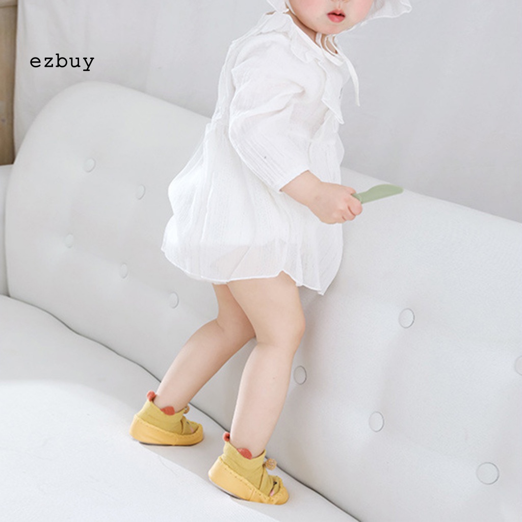 1 Đôi Vớ Chống Trượt Thoáng Khí In Hình Biểu Tượng Cảm Xúc Hoạt Hình Cho Em Bé Đi Trong Nhà