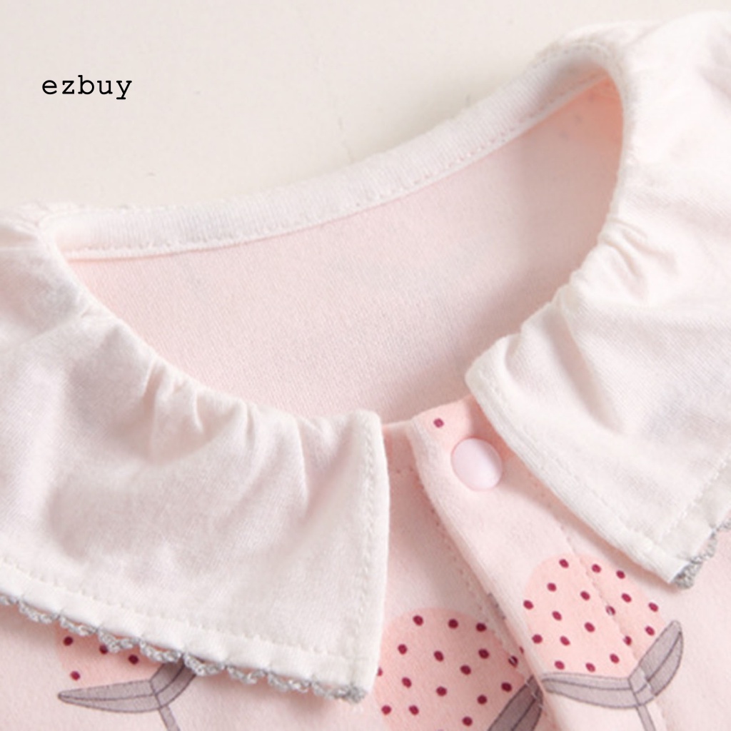 Bộ Áo Liền Quần Thoáng Khí Thân Thiện Với Da Thời Trang Mùa Hè Cho Bé Gái