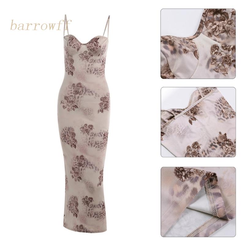 Đầm Dây Nữ Cộc Tay Cổ Chữ V Lưng Trần Quyến Rũ