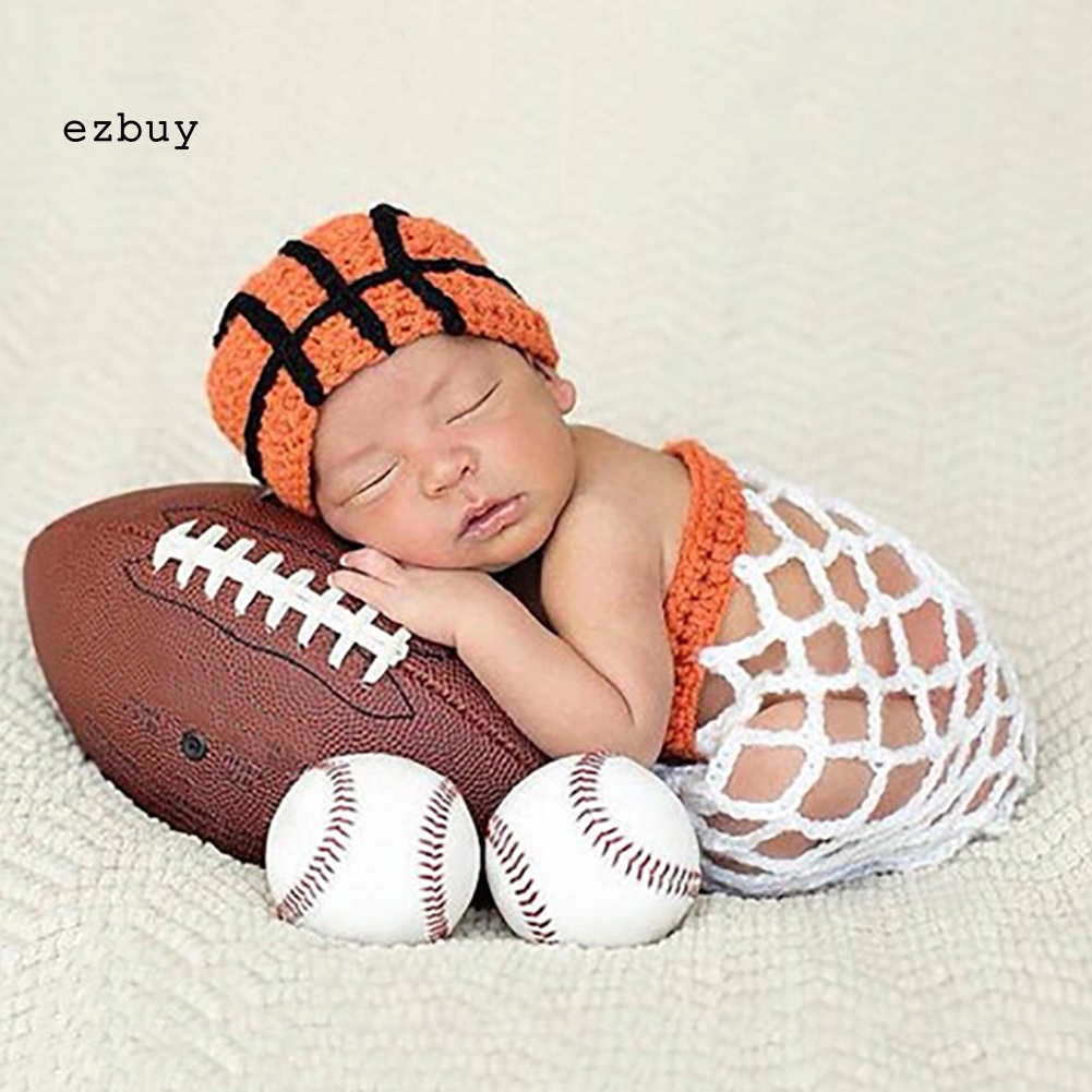 Mũ Len Lưới Đội Đầu Làm Đạo Cụ Chụp Ảnh Cho Bé Sơ Sinh