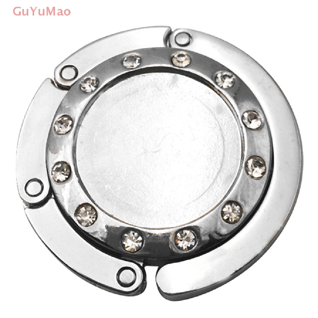 1 Móc Treo Túi Xách Gấp Được Hình Tròn Bằng Pha Lê