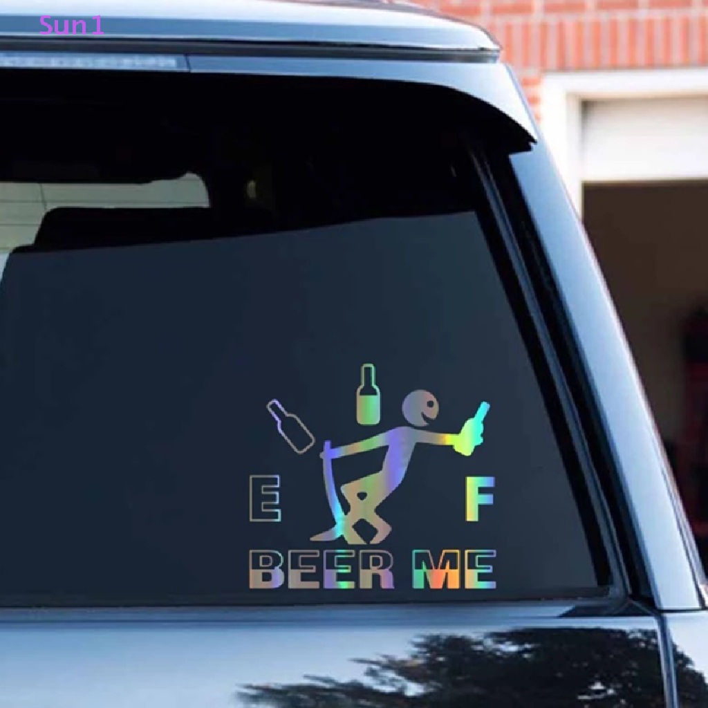 Đề Can Vinyl 3D Dán Trang Trí Xe Hơi Sáng Tạo Vui Nhộn Sun1