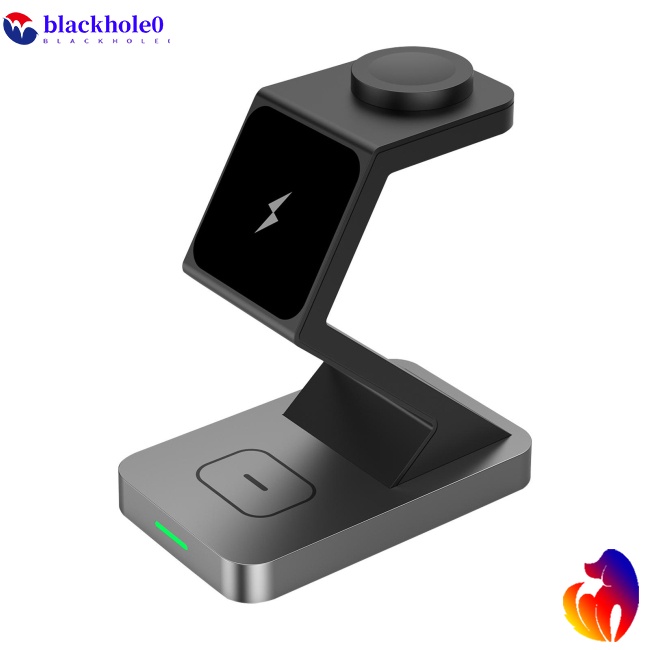 Đế Sạc Nhanh Không Dây 15w 3 Trong 1 Có Nam Châm Cho Iphone Watch Airpods