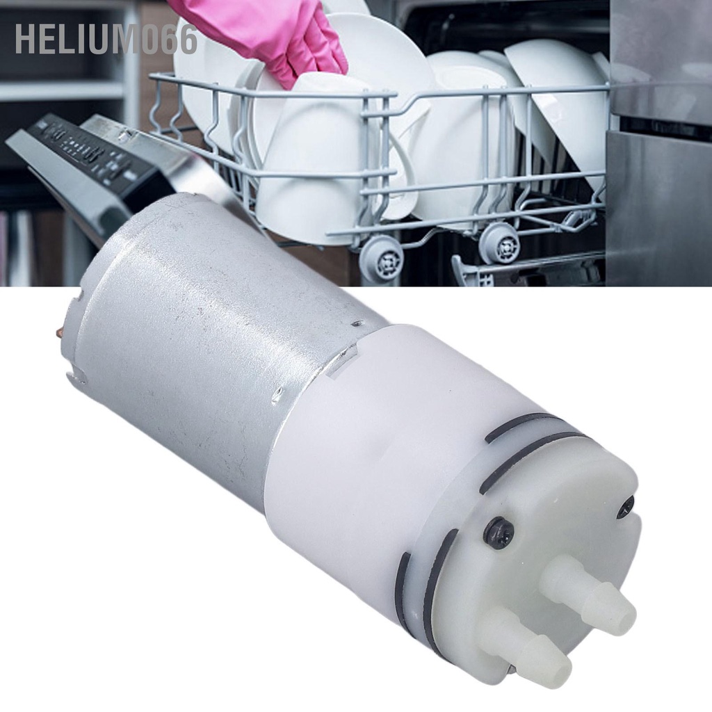 Helium066 Micro Hút Chân Không Tăng Áp Mini Nước Nhỏ Máy Bơm Khí Động Cơ Cho Gia Đình Pha Cà Phê DC 12V 370A