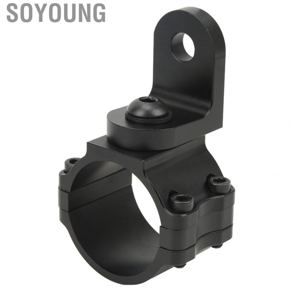 Soyoung UTV Whip Mount Strong Strength Flag Mounting Bracket for 1.75in To 2in  Roll Bar Lights