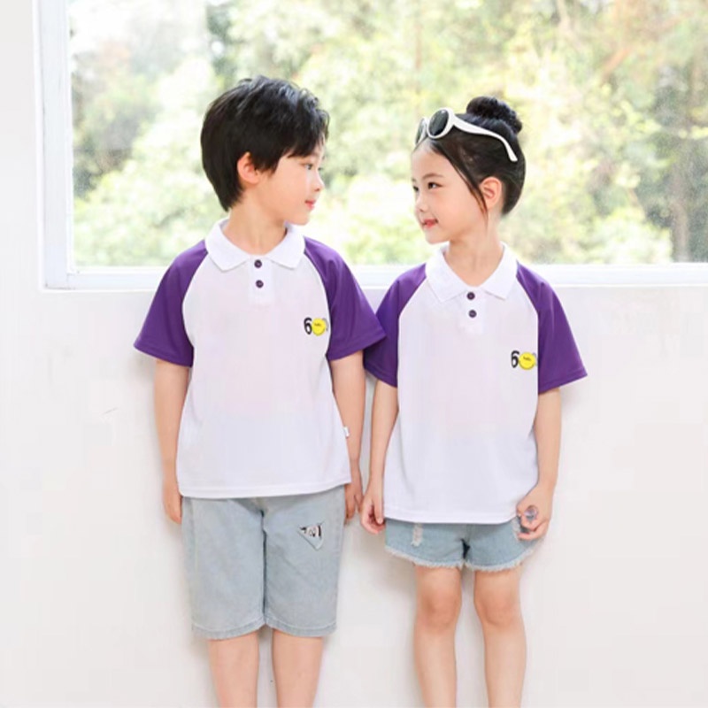 Áo polo AMILA tay ngắn đơn giản phong cách Hàn Quốc dành cho trẻ em