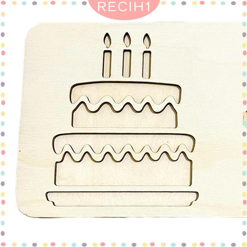 [Recih] Khay Cảm Biến Montessori Bằng Gỗ Hoạt Động Kỹ Năng Động Cơ Đồ Chơi Giáo Dục Cho Trẻ Em