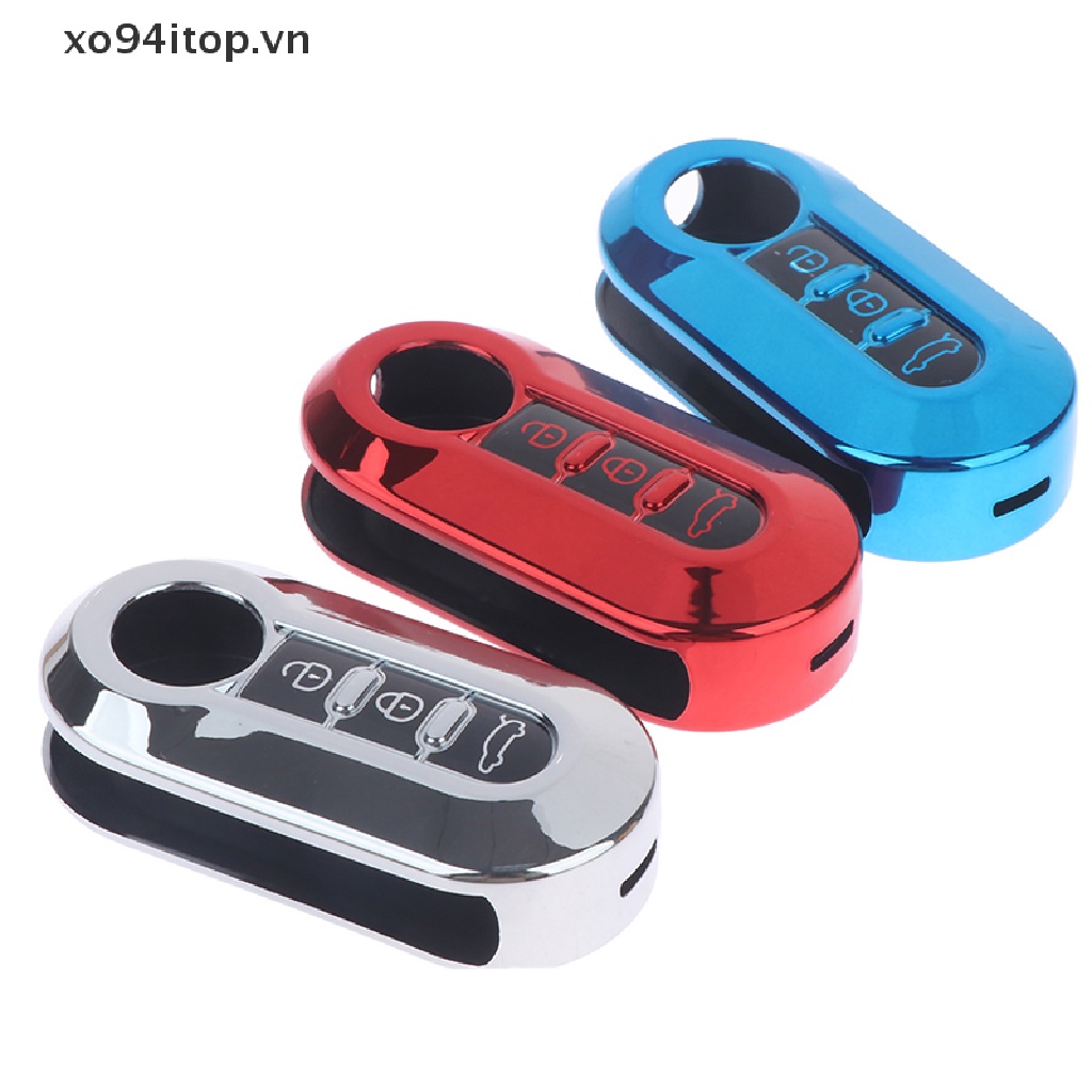 Vỏ Bảo Vệ Chìa Khóa Điều Khiển Từ Xa 3 Nút Gấp Gọn Cho Xe Hơi Fiat Fiat 500 Boyue Lingya