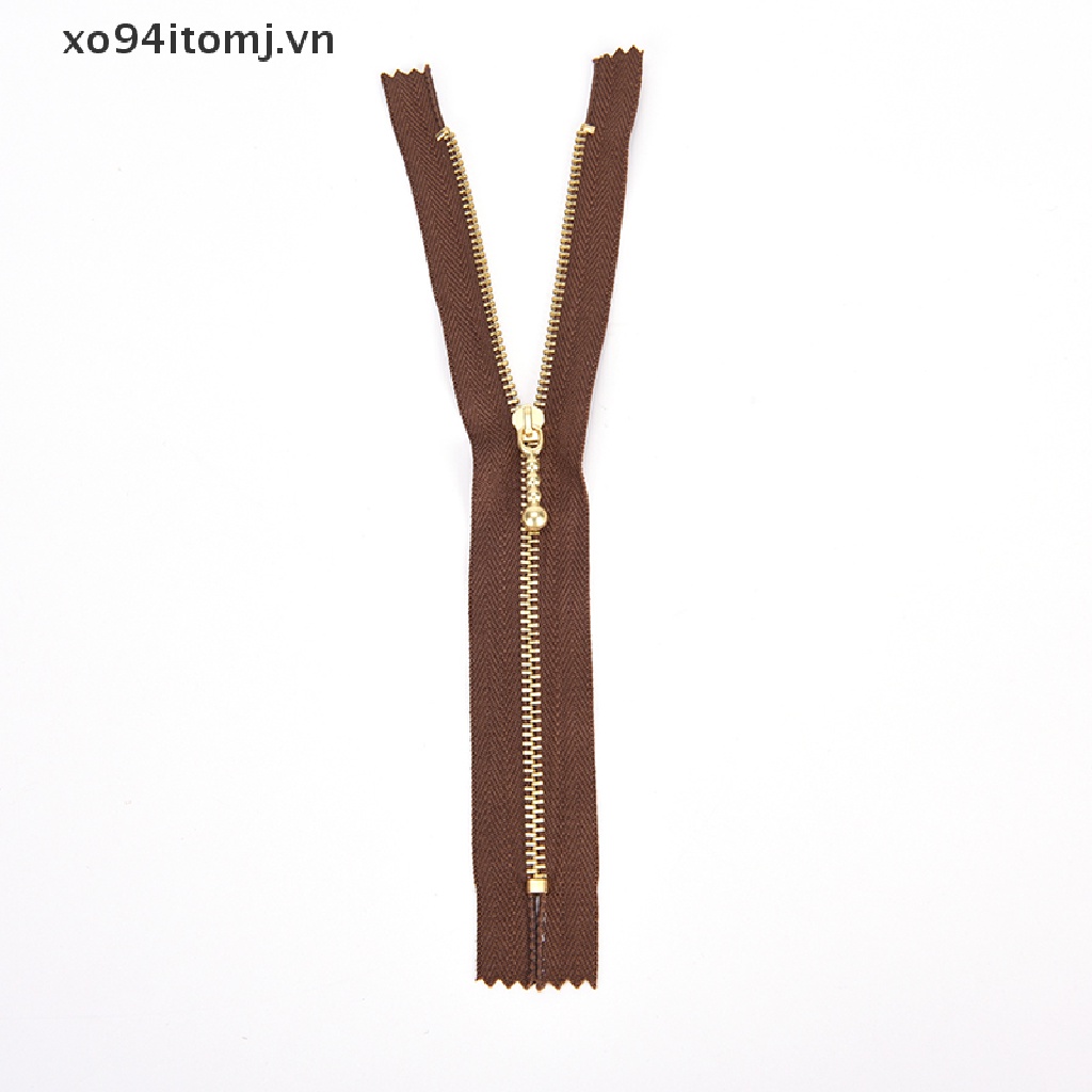 Dây Cáp Nhật Bản YKK xo94itomj 20CM #Dây Kéo Khóa 3 Răng Kim Loại Mạ Vàng Dùng Làm Túi Xách DIY
