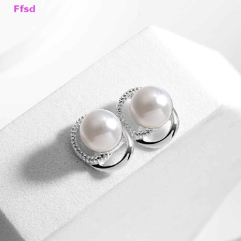 Bộ Trang Sức Vòng cổ / Nhẫn / Bông Tai Mạ Bạc Hình Hoa Bướm Đính Ngọc Trai Nhân Tạo Thời Trang Cho Nữ