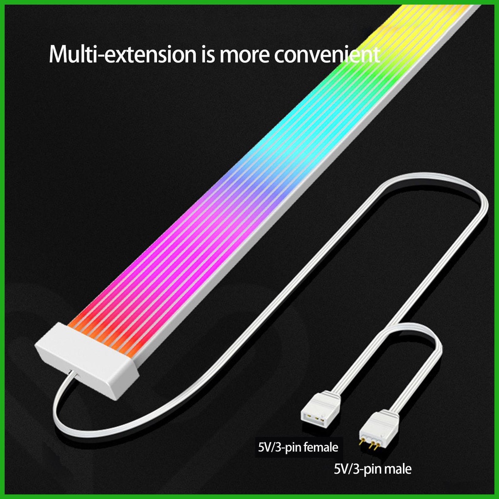 Dây Cáp Nguồn Máy Tính 24 pin / 3x8-pin atx rgb Nhiều Màu Tiện Dụng