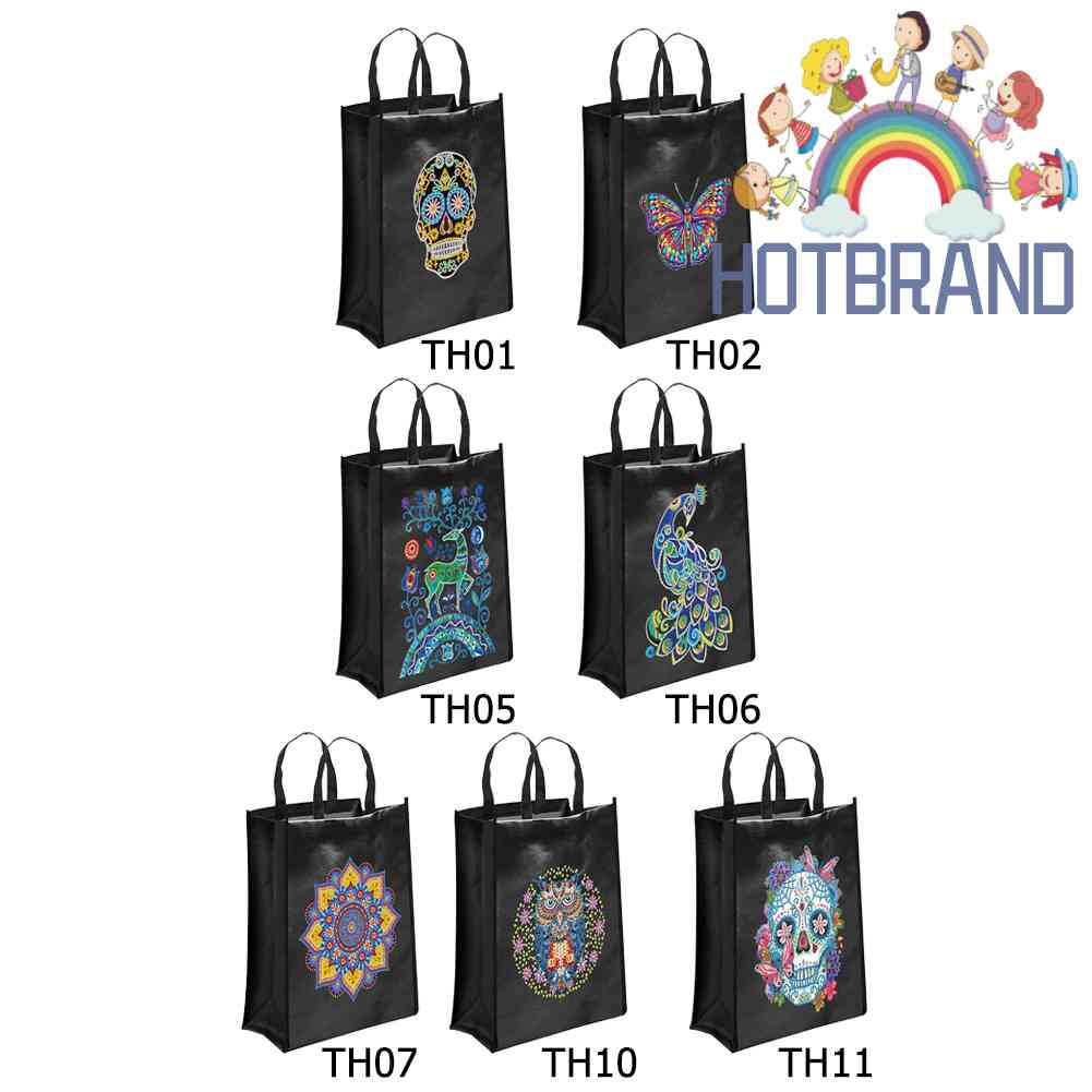 Túi Xách Đính Đá Dạ Quang Phong Cách Halloween Độc Đáo