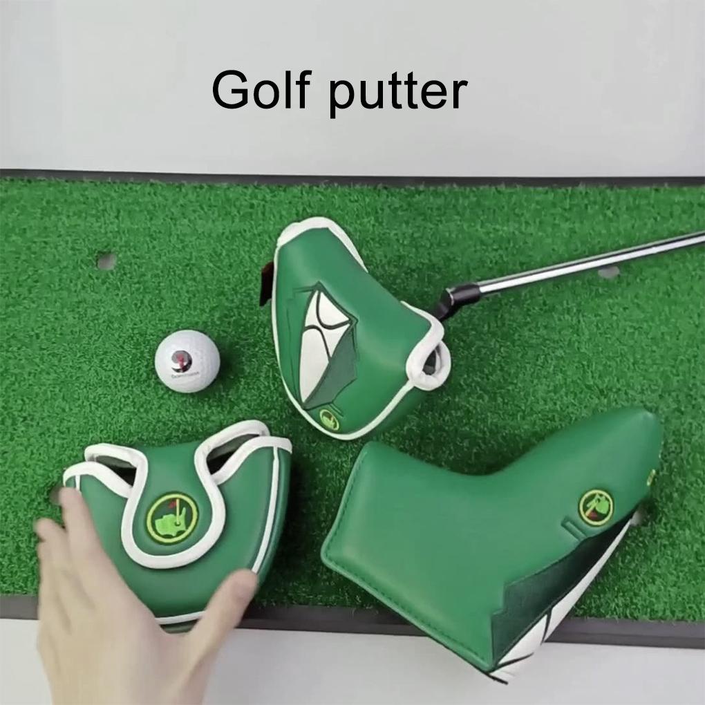 Vỏ Bọc Bảo Vệ Đầu Gậy Đánh Golf Bằng Vải Nhung Mịn Chống Nắng Chống Mòn Thêu Họa Tiết Tinh Tế