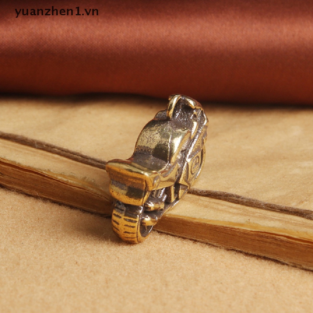 Zheng Móc Khóa Hình Tượng Xe Máy Bằng Đồng Thau Thủ Công Treo Trang Trí Xe Hơi