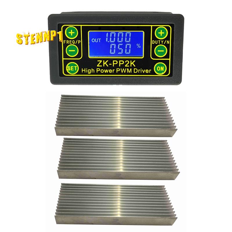 Set 3 Bộ Khuếch Đại Tản Nhiệt Động Cơ ZK-PP2K PWM DC 3.3-30V 12V 24V