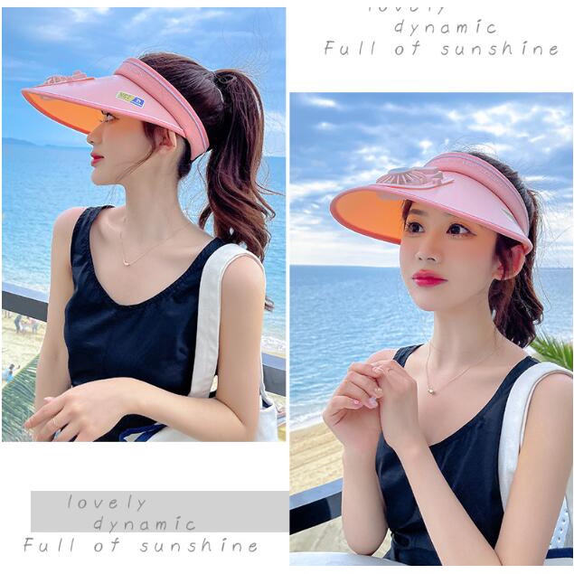 Mũ Rộng Vành Chống Nắng Có Quạt Sạc USB Thời Trang Mùa Hè 8138