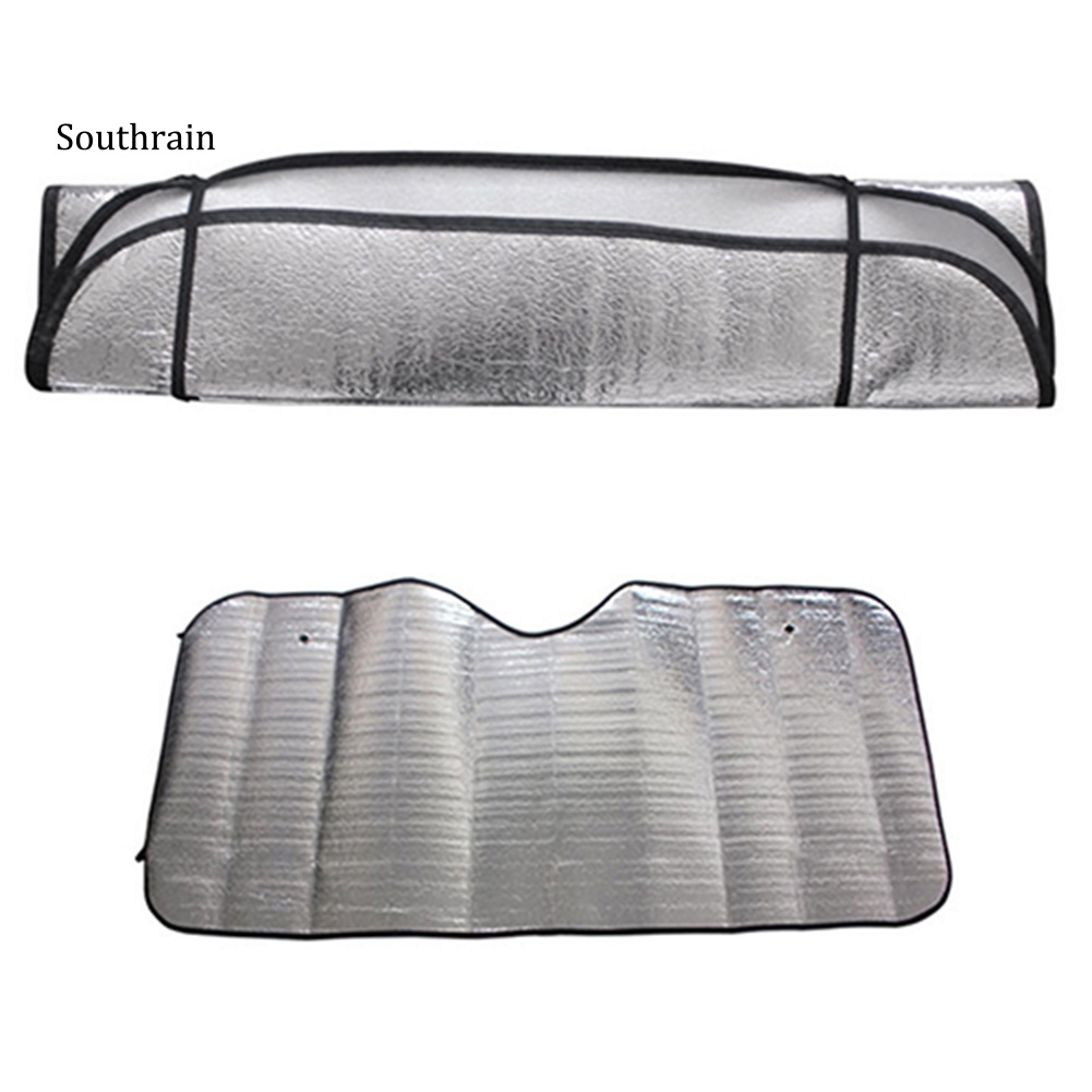 1 Vỏ Bọc Kính Chắn Gió Phía Trước / Sau Xe Hơi Có Thể Gấp Gọn Tiện Dụng