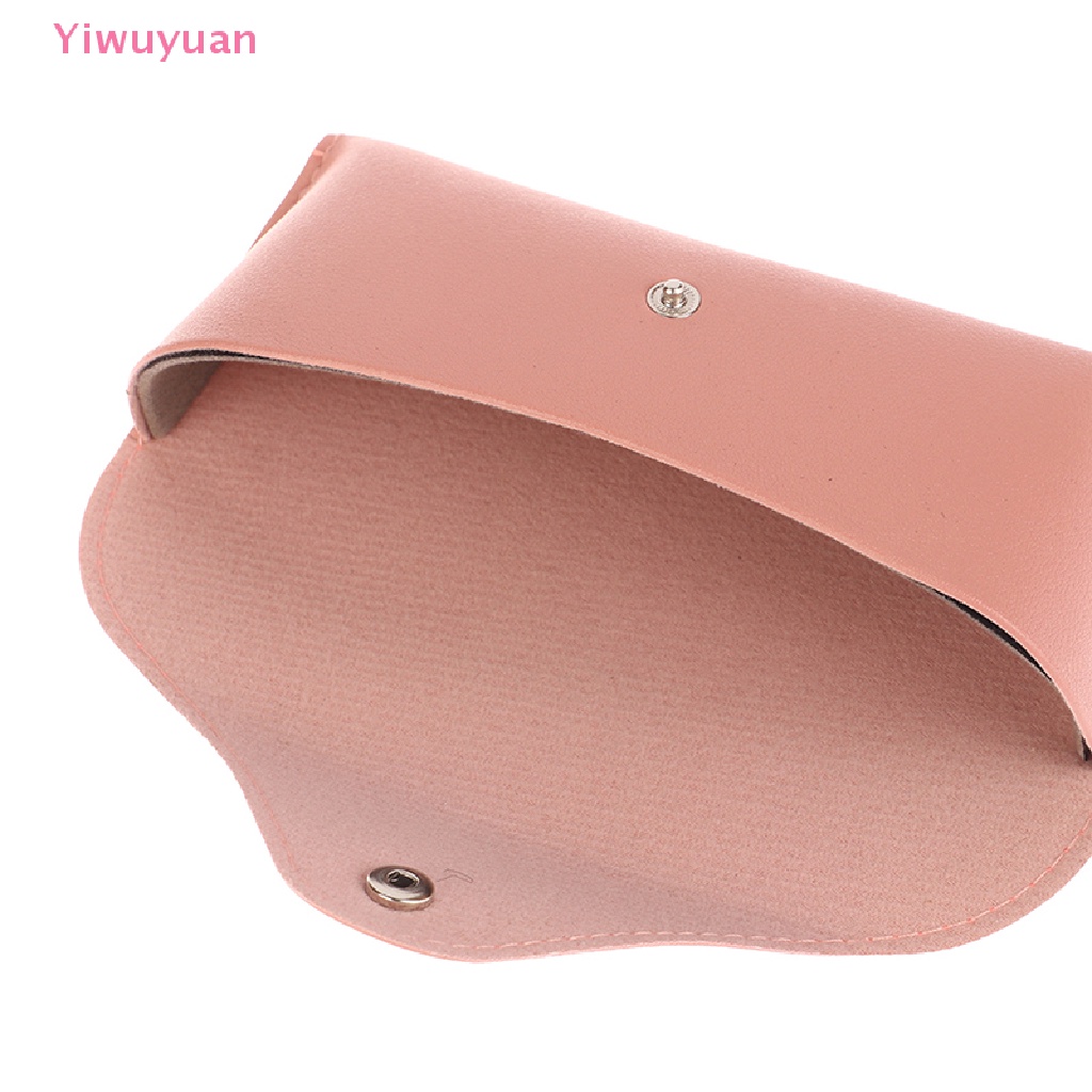 1 Túi Da Đựng Mắt Kính Màu Trơn Mới