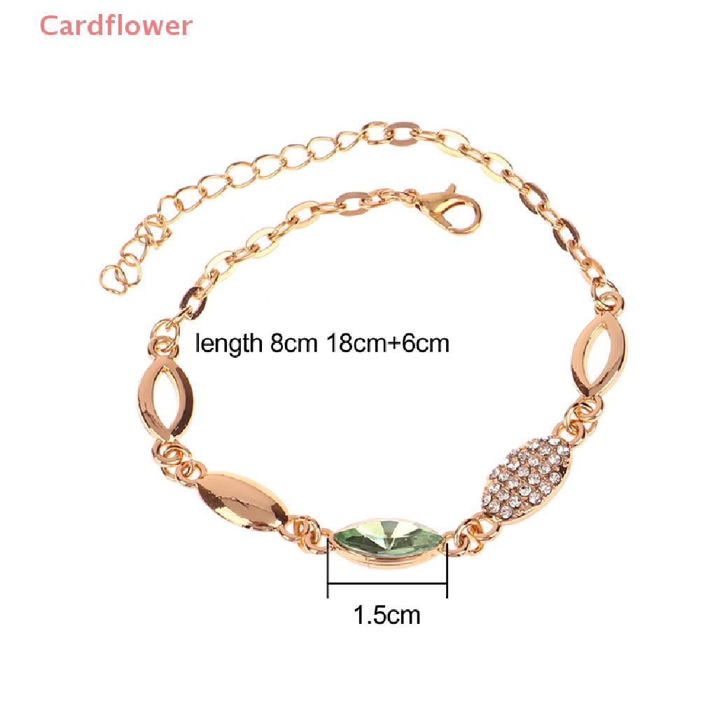 Bộ Trang Sức Màu Bạc / Vàng Đính Pha Lê Sang Trọng Cho Nữ