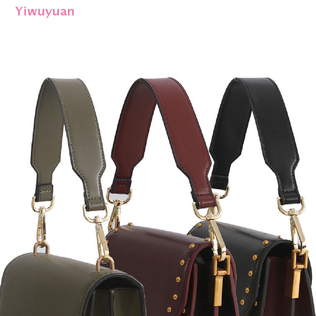 Dây Đeo Túi Xách Bằng Da PU 41cm Màu Trơn DIY Mới Cho Nữ