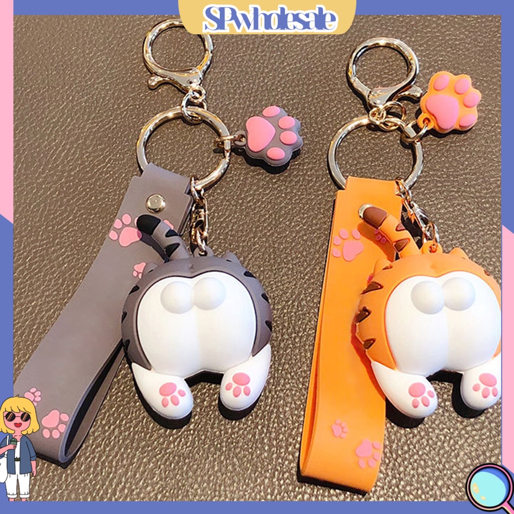 <SPwholesale> Móc Khóa Hình Chú Mèo Hoạt Hình Đáng Yêu