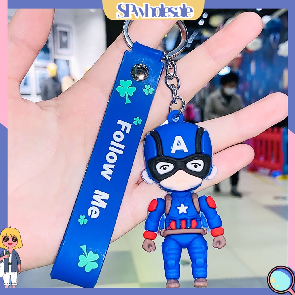 <SPwholesale> Móc Chìa Khóa Mini Bằng Kim Loại Nhân Vật Hoạt Hình Tinh Tế Làm Quà Tặng