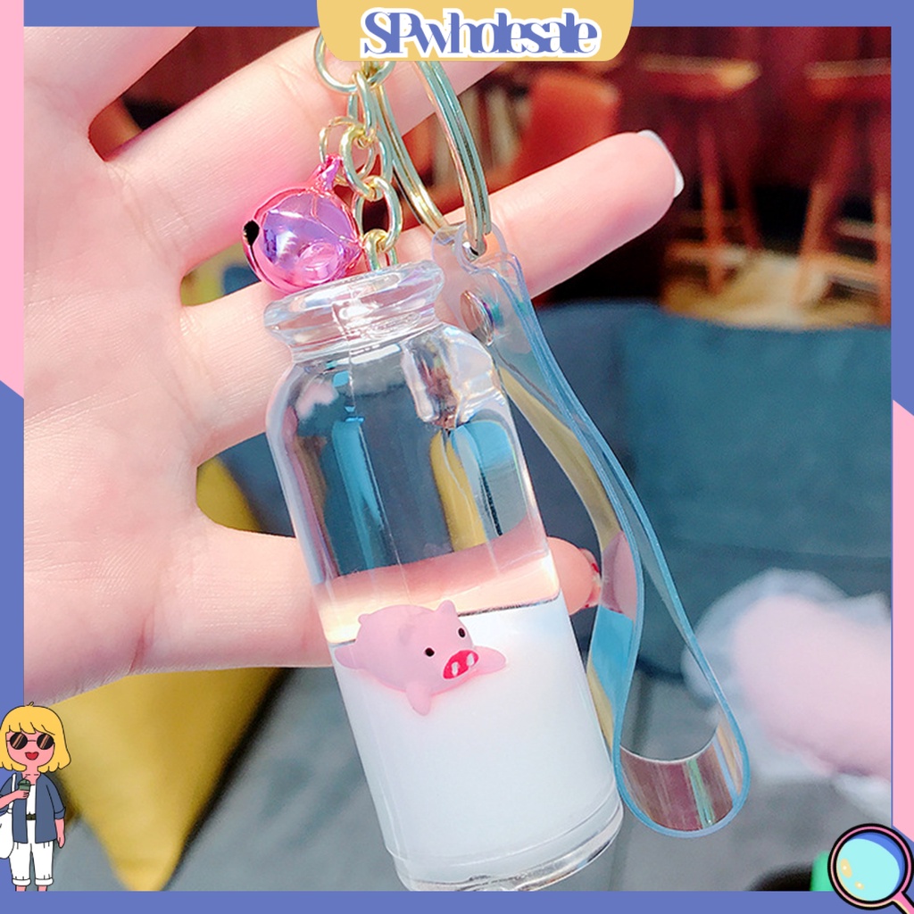 <SPwholesale> Móc Khóa Hình Heo Con Nổi Siêu Nhẹ Dễ Thương