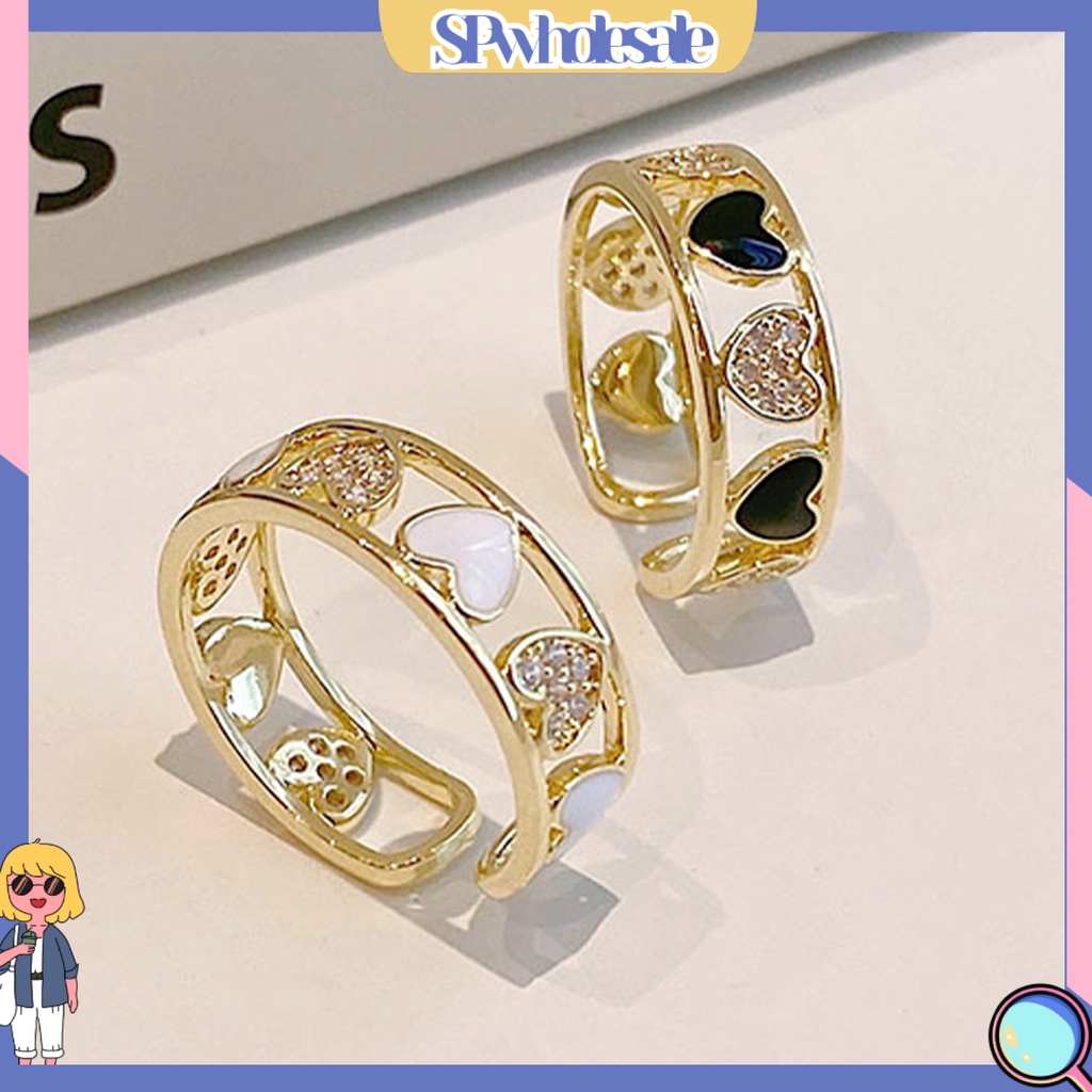 <SPwholesale> Nhẫn Hình Trái Tim Bằng Đồng Thời Trang Dành Cho Nữ