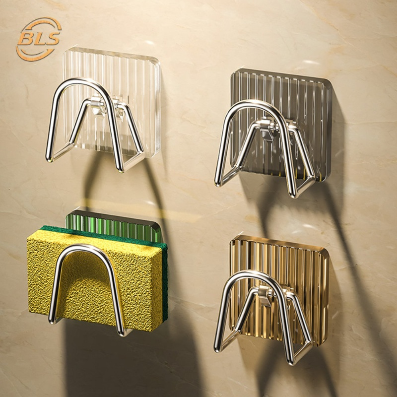 Giá Đỡ Miếng Rửa Chén / Mút Rửa Chén / Xà Phòng Gắn Tường Không Cần Đục Lỗ Bằng Acrylic