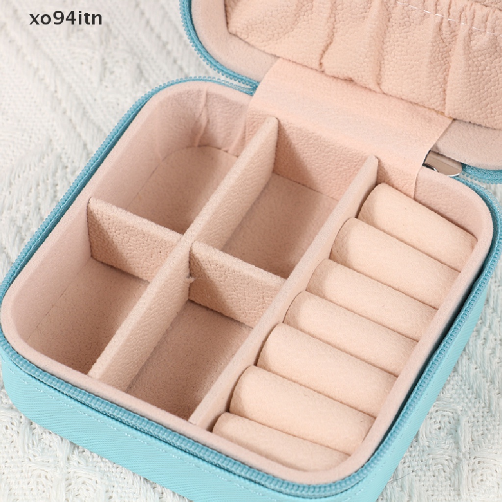 Hộp Da PU Mini Trưng Bày Trang Sức Nhẫn / Vòng cổ / Bông Tai Cho Nữ