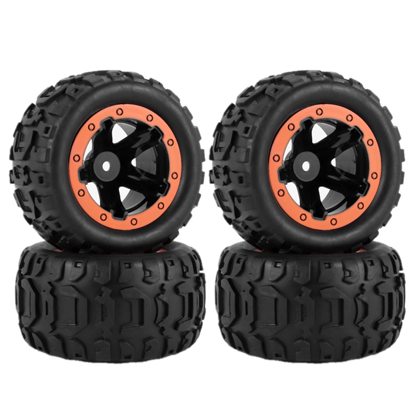 Set 4 Bánh Xe Cao Su 80Mm 80Mm Dành Cho Xe Đồ Chơi Wltoys 144001 144010 124019 Phụ Kiện Nâng Cấp Cho Xe Hơi Điều Khiển Từ Xa 12428 12428 HBX 16889 Sg160