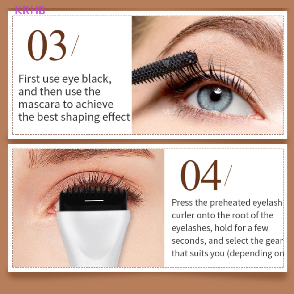 Dụng Cụ Uốn Lông Mi Bằng Nhiệt Chạy Điện Tiện Dụng