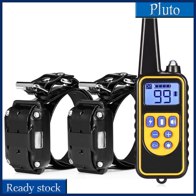 Vòng Cổ Huấn Luyện Chó Điện Tử 800m Có Thể Sạc Lại Được Với Màn Hình Lcd Huấn Luyện