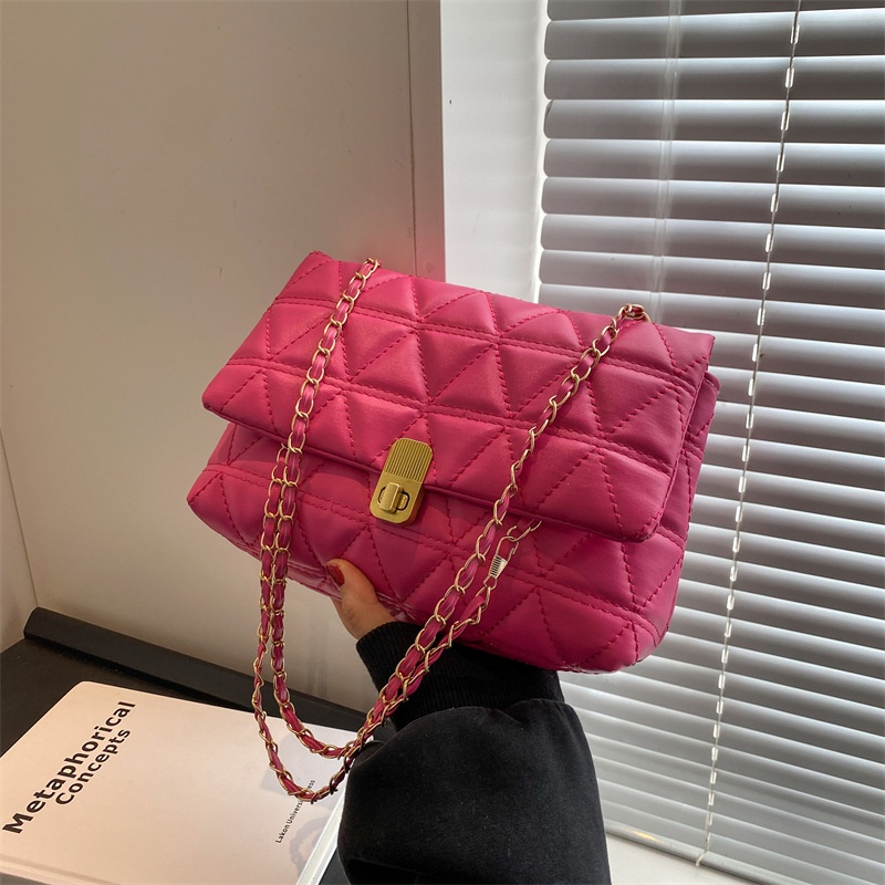 Túi Đeo Chéo Mini Thêu Họa Tiết Kim Cương Phong Cách Hàn Quốc Cổ Điển Thời Trang 2023 Cho Nữ