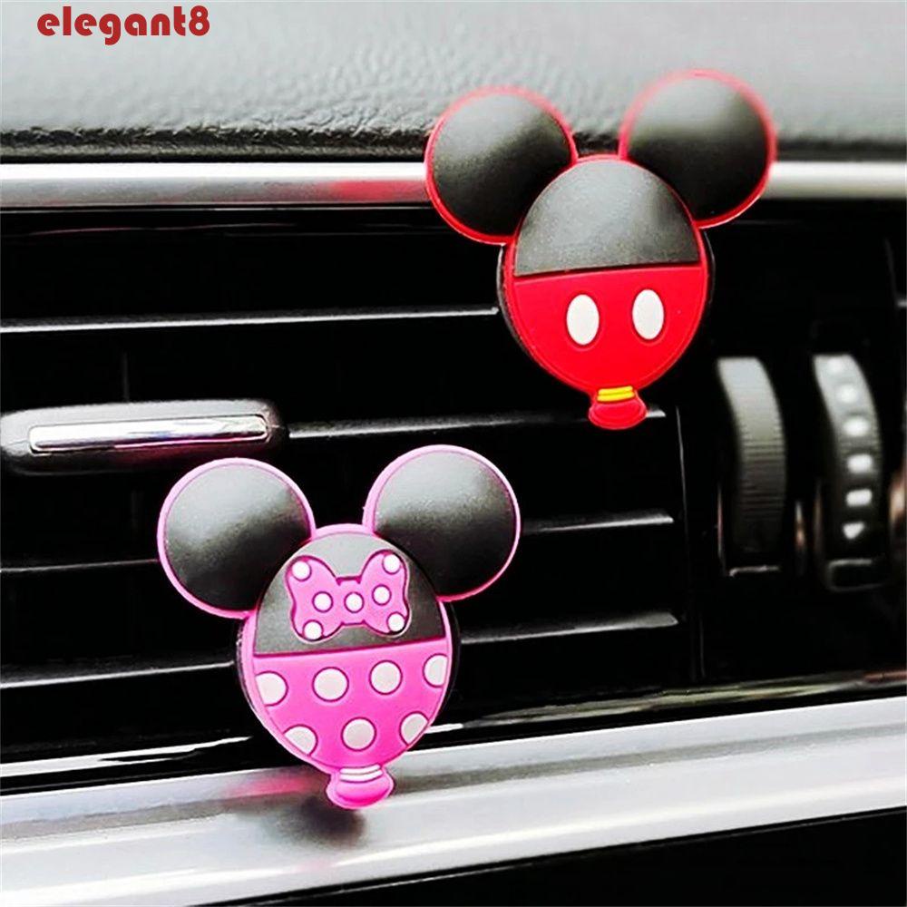 Kẹp Khuếch Tán Nước Hoa Xe Hơi Hình Đầu Chuột Hoạt Hình Bằng PVC