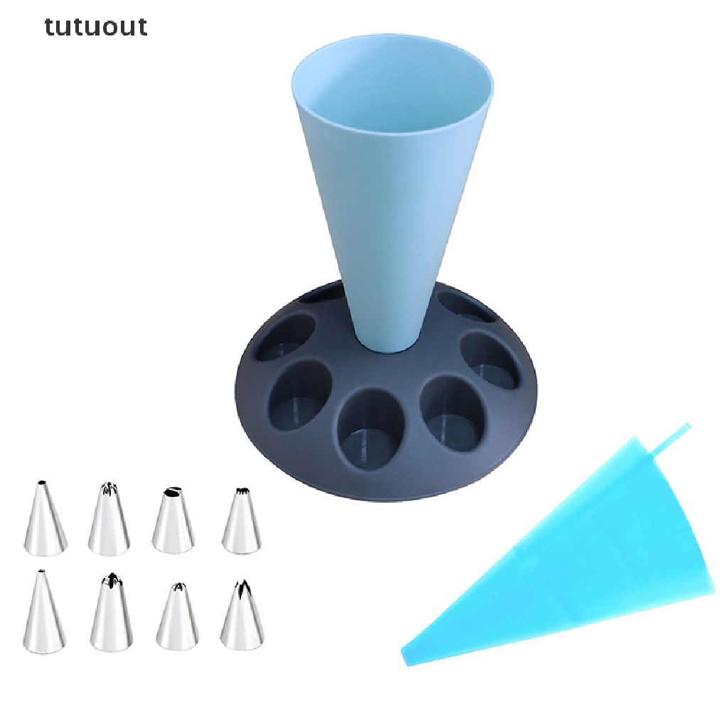 Giá Đỡ Túi Bắt Kem 8 Ngăn Tiện Dụng